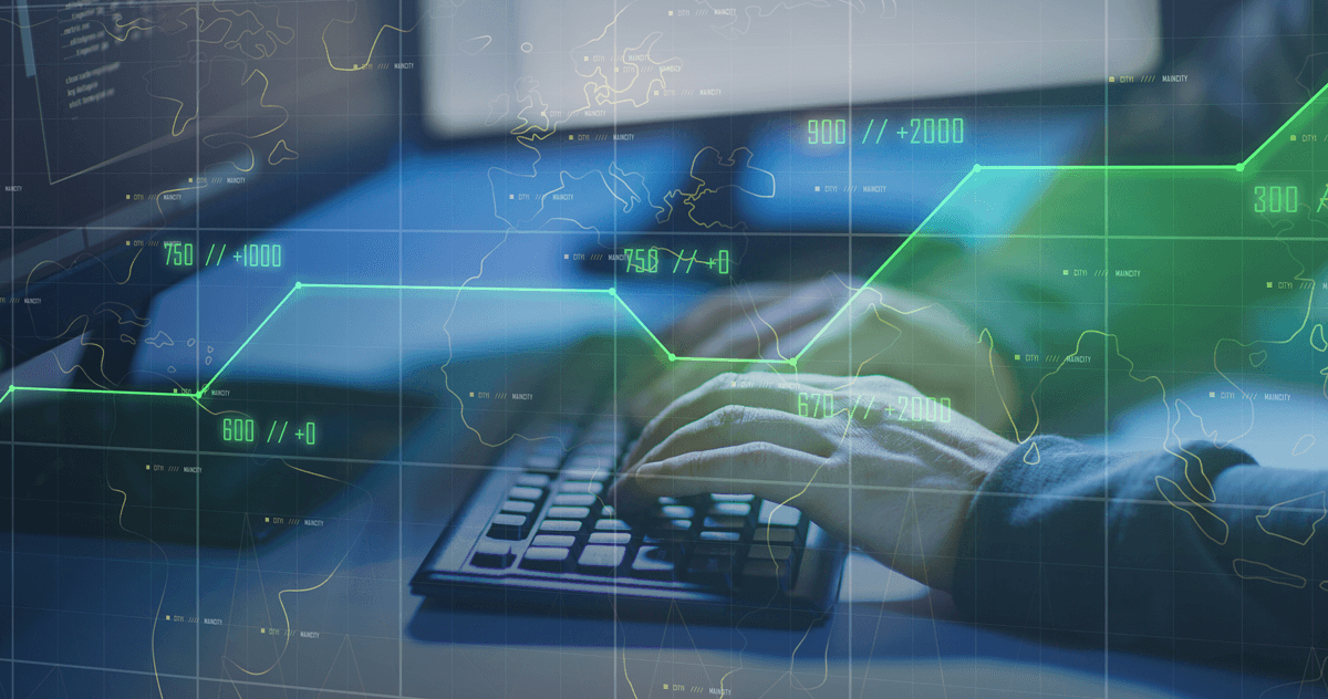 Cybersecurity profesional typing